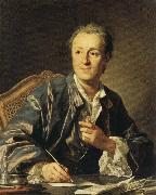 LOO, Carle van Portrait of Diderot oil on canvas